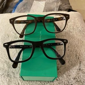 Ray-Ban frames w/ cases